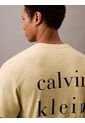 Camiseta Amarilla Classic Crewneck Calvin Klein de Calvin Klein