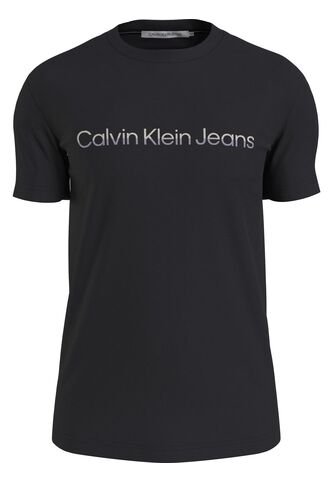 Camiseta Slim Con Logo Hombre Negro Calvin Klein Calvin Klein