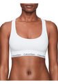 Bralette Blanco Algodón Blanco Calvin Klein de Calvin Klein