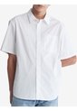 Camisa Blanca Sencilla Y Solida Calvin Klein de Calvin Klein