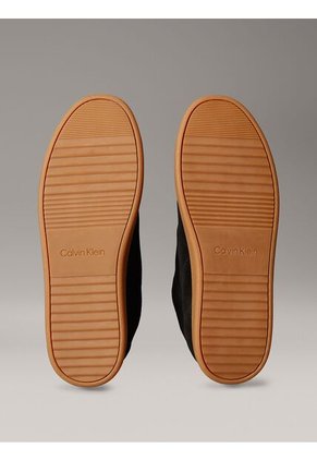 Tenis Negro Cupsole De Cuero Calvin Klein