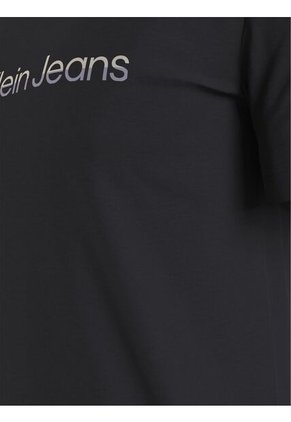 Camiseta Slim Con Logo Hombre Negro Calvin Klein