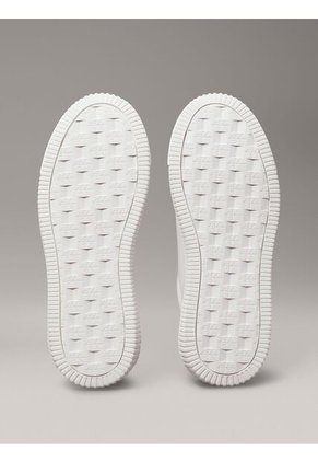 Tenis Blanco Chunky De Cuero Calvin Klein