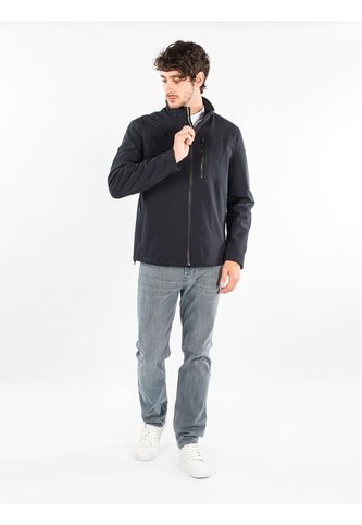 Chaqueta Manga Larga Con Cierre De Cremallera Azul Calvin Klein Calvin Klein
