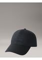 Gorra Negra De Lino Con Logo Calvin Klein de Calvin Klein