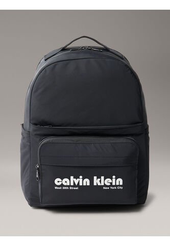 Morral Negro Multifuncional Con Logo Gráfico Calvin Klein Calvin Klein