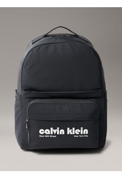 Morral Negro Multifuncional Con Logo Gráfico Calvin Klein