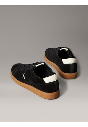Tenis Negro Cupsole De Cuero Calvin Klein