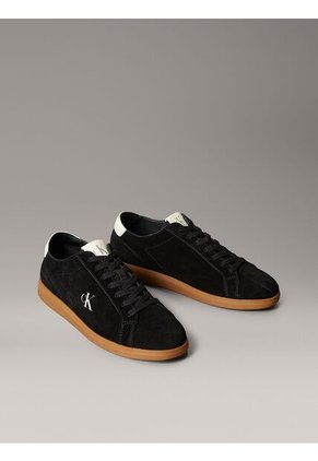 Tenis Negro Cupsole De Cuero Calvin Klein
