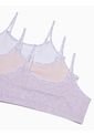 Paquete Lila Niña Lila De 3 Bralette Con Logotipo Calvin Klein de Calvin Klein