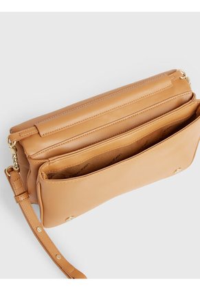 Bolso Beige De Hombro Clutch Acolchado Calvin Klein