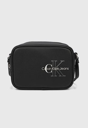 Bolso Manos Libres Negro-Blanco Calvin Klein