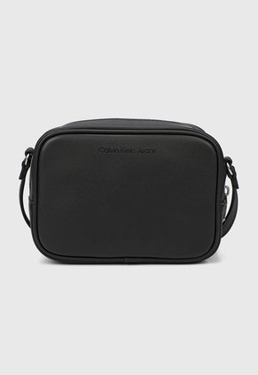 Bolso Manos Libres Negro-Blanco Calvin Klein