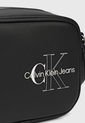 Bolso Manos Libres Negro-Blanco Calvin Klein de Calvin Klein