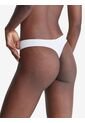 Tanga Celeste Invisible Con Logo En El Lateral de Calvin Klein