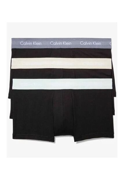 Pack De 3 Boxer Negros Low Rise Trunk Para Hombre Calvin Klein
