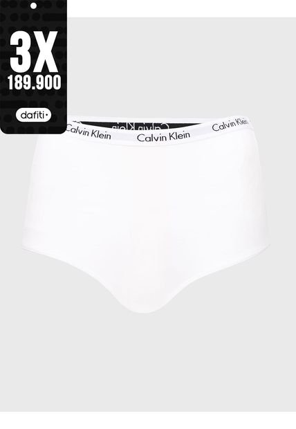 Panties Blanco De La Colección Carousel Calvin Klein