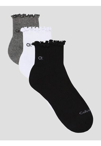 Pack Multicolor De 3 Medias Cushion Calvin Klein