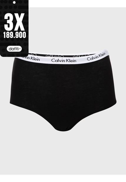 Panties Negro De La Colección Carousel Calvin Klein