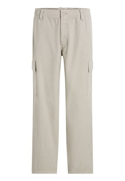 Pantalón Gris Cargo Recto De Ripstop Calvin Klein