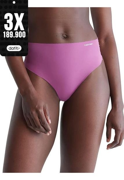 Tanga Morada Invisible De Cintura Alta Para Mujer Calvin Klein