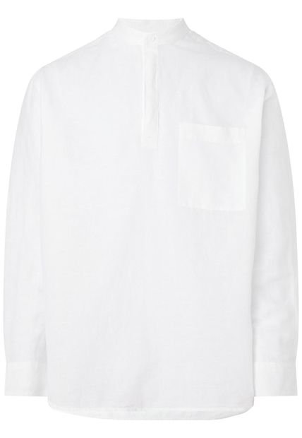 Camisa Blanca Esencial Para Hombre Calvin Klein