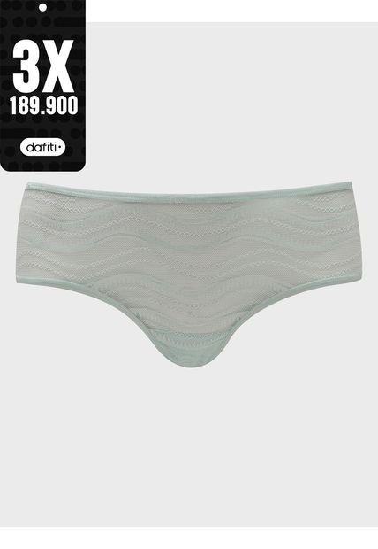 Panties Verde Hipster De Encaje Calvin Klein