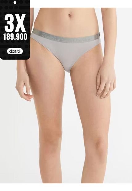 Panties Gris Clásica - Radiant Calvin Klein