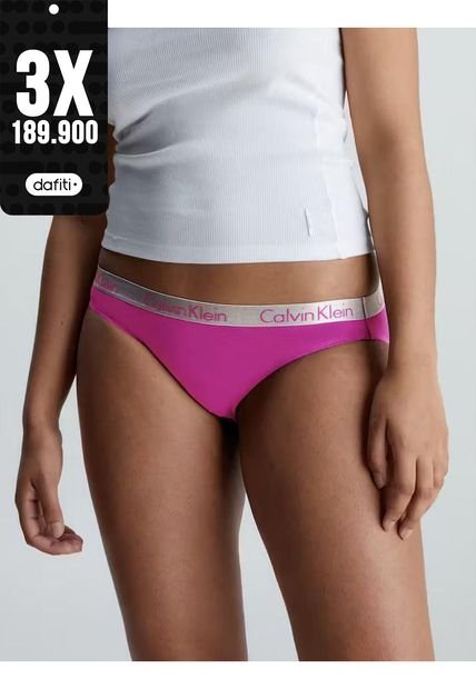 Pantie Rosado Clásica Tipo  Bikini - Radiant Calvin Klein