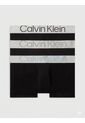 Paquete Negro De 3 Bóxers - Steel Calvin Klein de Calvin Klein