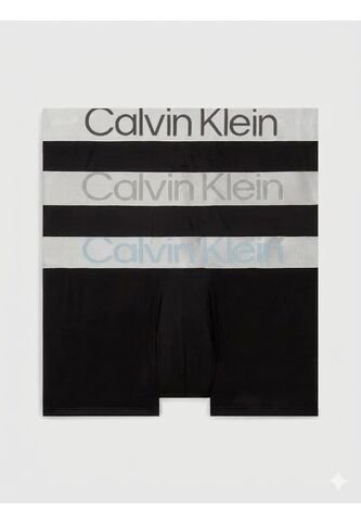 Paquete Negro De 3 Bóxers - Steel Calvin Klein Calvin Klein