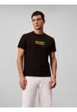Camiseta Negra Con Box Logo Calvin Klein de Calvin Klein