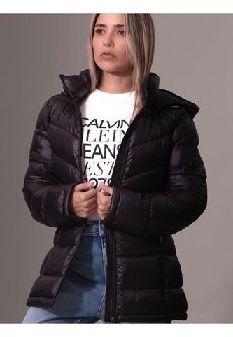 Chaqueta Negra Acolchada Sorona Calvin Klein Calvin Klein