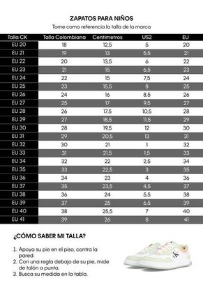 Tenis Casuales Con Cordones Para Niño Calvin Klein
