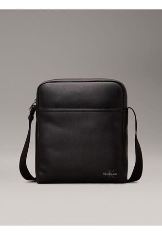 Bolso Negro Reporter Suave Con Monograma Calvin Klein Calvin Klein