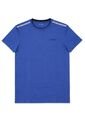 Camiseta Azul Manga Corta Con Cinta Distintiva En Los Hombros Calvin Klein de Calvin Klein