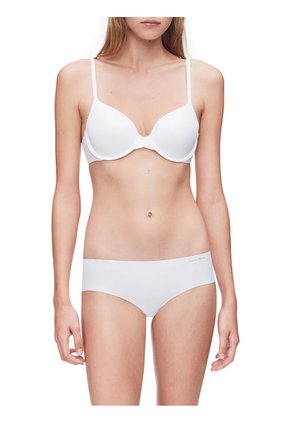 Panties Tipo Hipster Blanco En Microfibra Para Mujer Calvin Klein