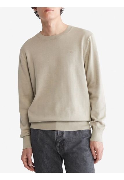 Saco Beige Casual Manga Larga Para Hombre Calvin Klein