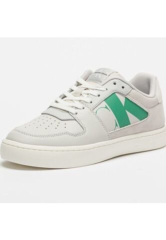 Tenis Gris Clásicos Con Detalle De Gamuza Calvin Klein Calvin Klein