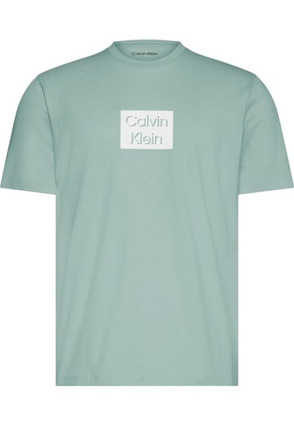 Camiseta Celeste White Bogo Graphic Crewneck Calvin Klein