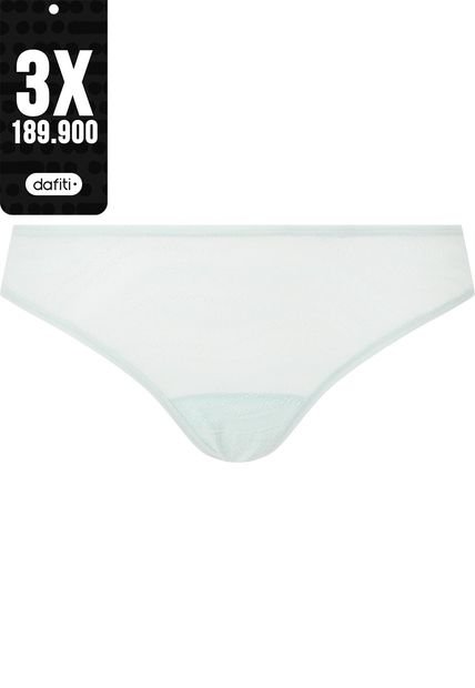 Pantie Tipo Bikini Verde De Encaje Calvin Klein