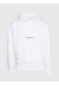 Sudadera Con Capucha Y Logo Hombre Blanco Hombre Blanco Calvin Klein de Calvin Klein