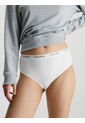 Tanga Blanco De Cintura Alta Carrusel Calvin Klein de Calvin Klein