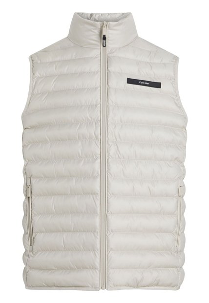 Chaleco Beige Acolchado Plegable Calvin Klein