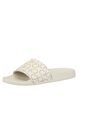 Sandalias Beige Con Estampado De Monograma Calvin Klein de Calvin Klein