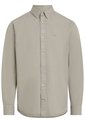 Camisa Beige De Sarga Ligera Teñida Calvin Klein de Calvin Klein