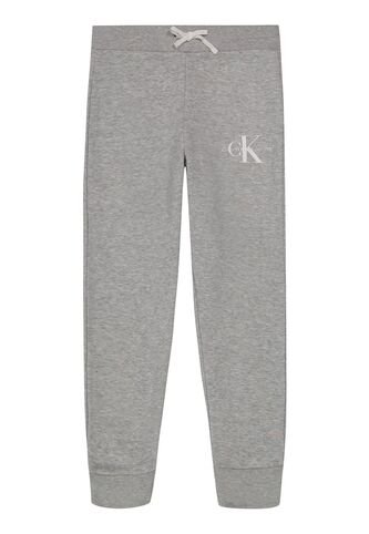 Pantalónes De Chándal Con Logo Monograma Gris Niña Calvin Klein Calvin Klein