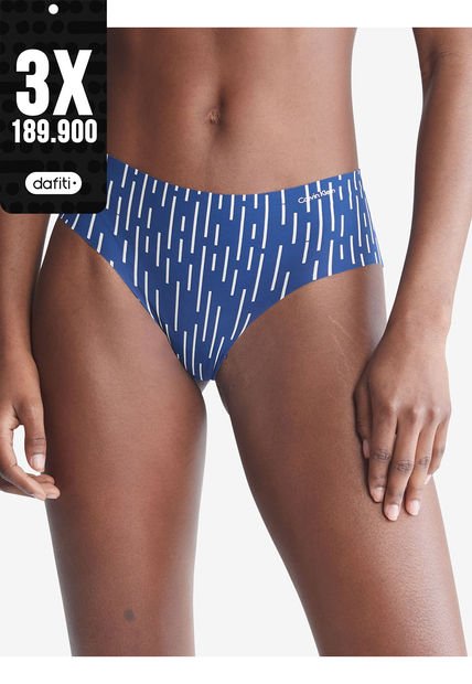 Pantie Azul Tipo Hispter Clasica Para Mujer Calvin Klein