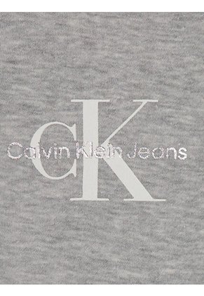 Pantalónes De Chándal Con Logo Monograma Gris Niña Calvin Klein