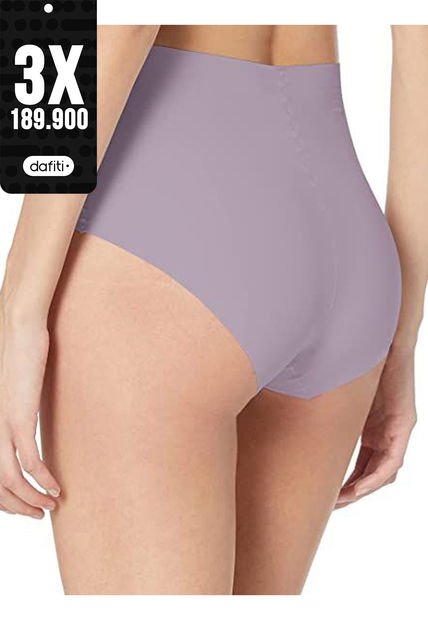 Pantie Morado Tipo Histers De Tiro Alto Calvin Klein